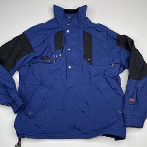 Vintage Fila Jacket Coat Alpine Global Positioning Blue Winter Snow Outdoor Gorp